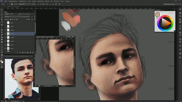 Портрет TheBrianMaps(Брайн) - Speed painting - BLOGERS смотреть онлайн