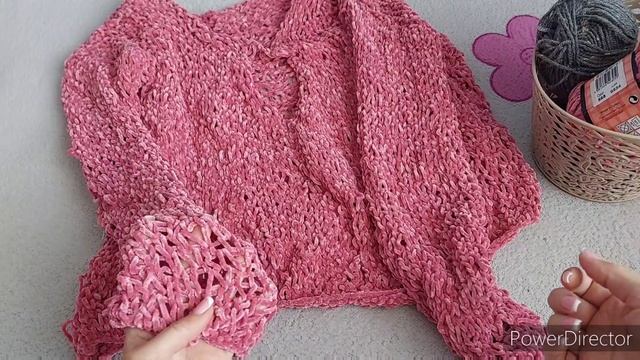 ДЖЕМПЕР ИЗ ВЕЛЮРА YARNART смотреть онлайн
