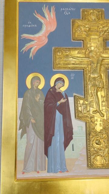 Икона Распятие с Предстоящими- заказ в храм св.Алексан смотреть онлайн