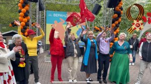 🎉ДЕНЬ ПОБЕДЫ НА ТАНЦПЛОЩАДКЕ 🎉💃 #танцы #сокольники #танцплощадка