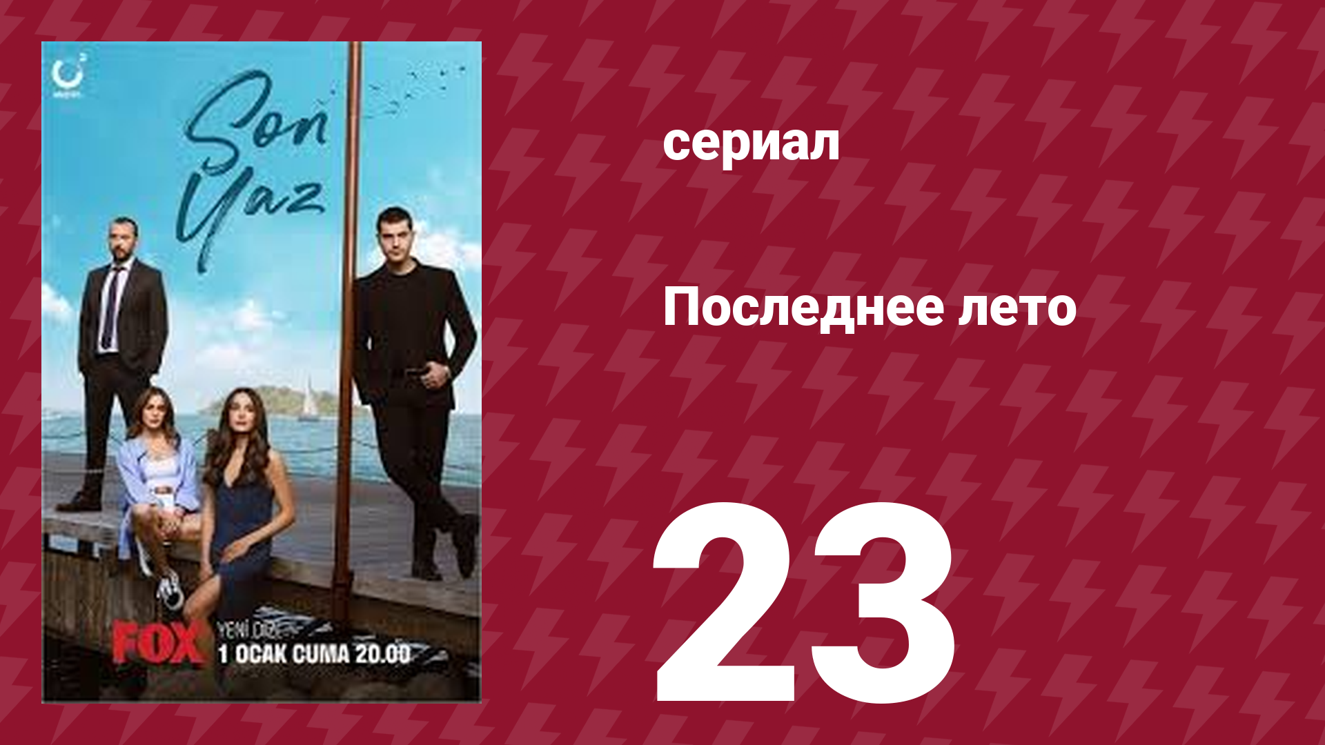Последнее лето 23 серия (сериал, 2021)