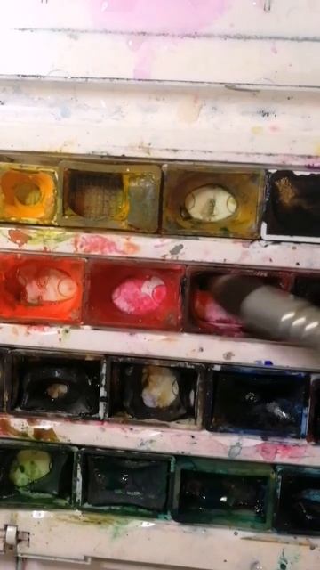 Рисуем гранат акварелью!) #рисование #урокирисования #?