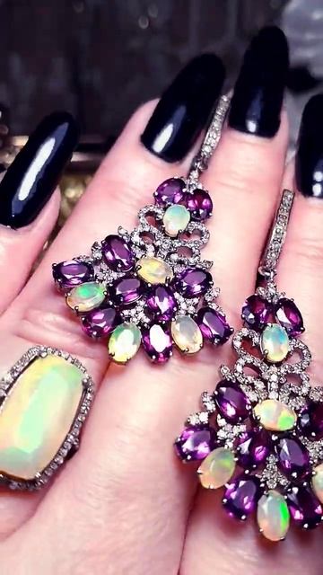 53,560₽ СЕРЬГИ 👑 С ОПАЛАМИ И ГРАНАТАМИ РОДОЛИТАМИ 💖🌺? смотреть онлайн