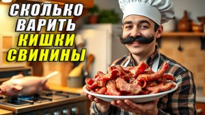 Сколько варить кишки свинины