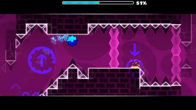 Electrodynamix на 100% С ТРЕМЯ МОНЕТАМИ // Geometry Dash смотреть онлайн