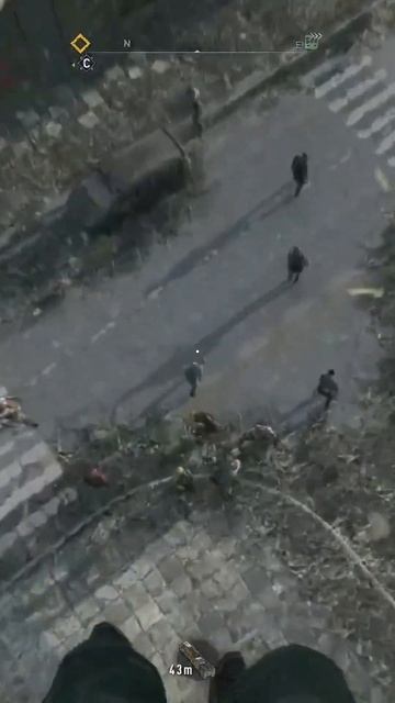 Эффектное падение под музыку на трансляции. Игра Dying Lig смотреть онлайн