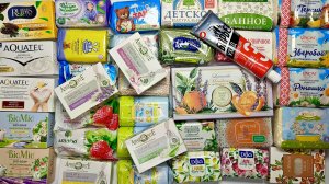 распаковка мыла. подробный обзор.  unpacking soap