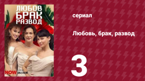 Любовь, брак, развод 3 серия (сериал, 2024)