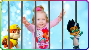 Спасаем щенков из Щенячий патруль! Ромео из Герои в масках их похитил!