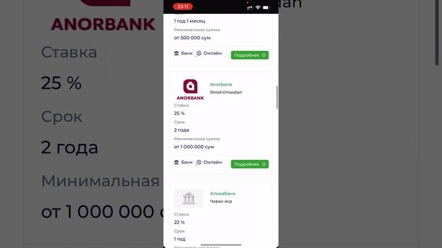 Omonat 2025 Iyun O’zbekiston Bank Depozit Foizlar