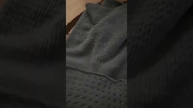 плед одеяло из пряжи Ализе пуффи фаин