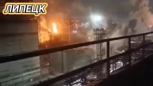 Липецк.Ночью неизвестные БПЛА атаковали Новолипецкий