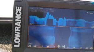 Lowrance Elite-7 Ti на скорости