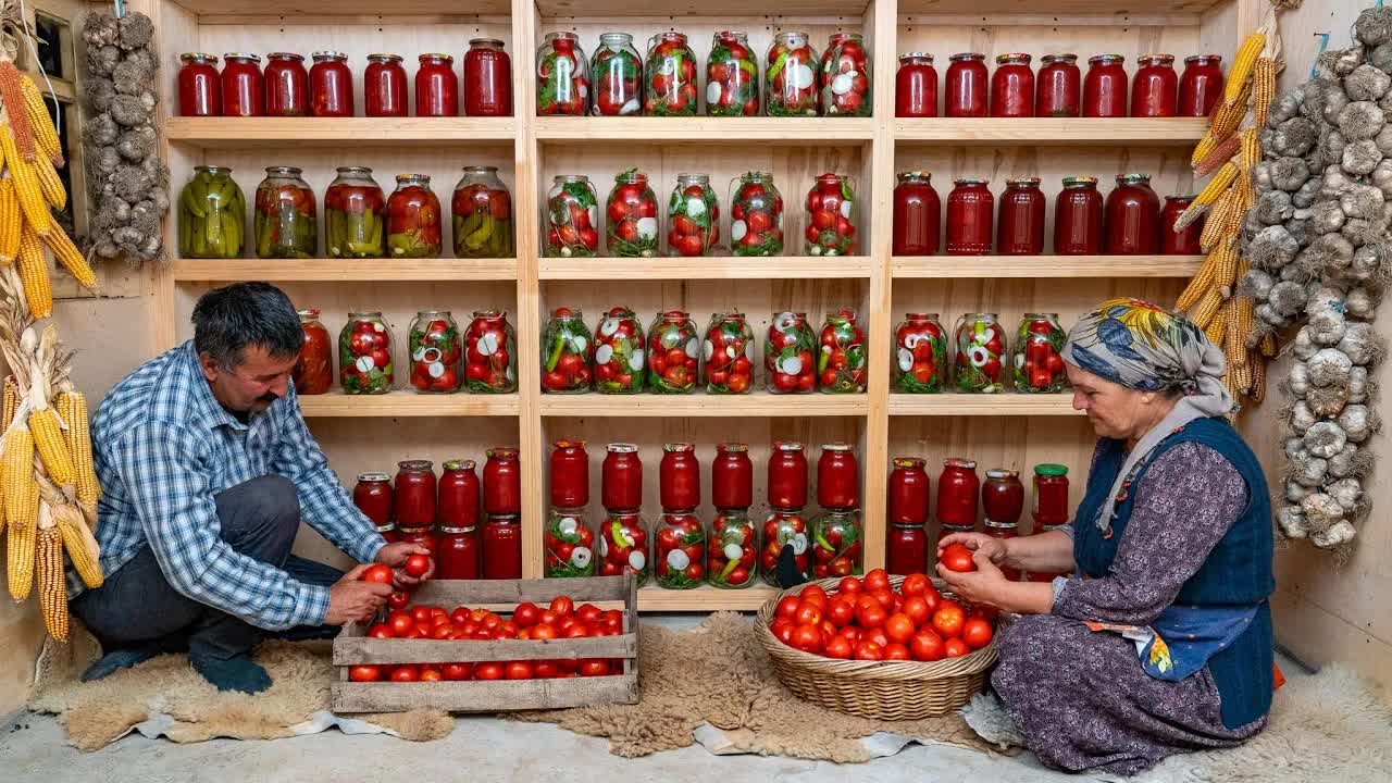 🍅 Из Огорода в Кладовку: Консервация Помидоров на Целый Год смотреть онлайн
