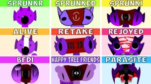 💎 ВСЕ МОДЫ INCREDIBOX SPRUNKI SPRUNKR 💎 | ОБЫЧНЫЕ VS СТРАШНЫЕ 💀