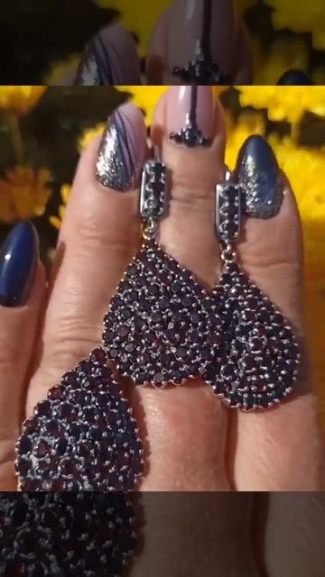 Яркие насыщенные гранаты 🌺 7500р🌺 размер кольца любой смотреть онлайн