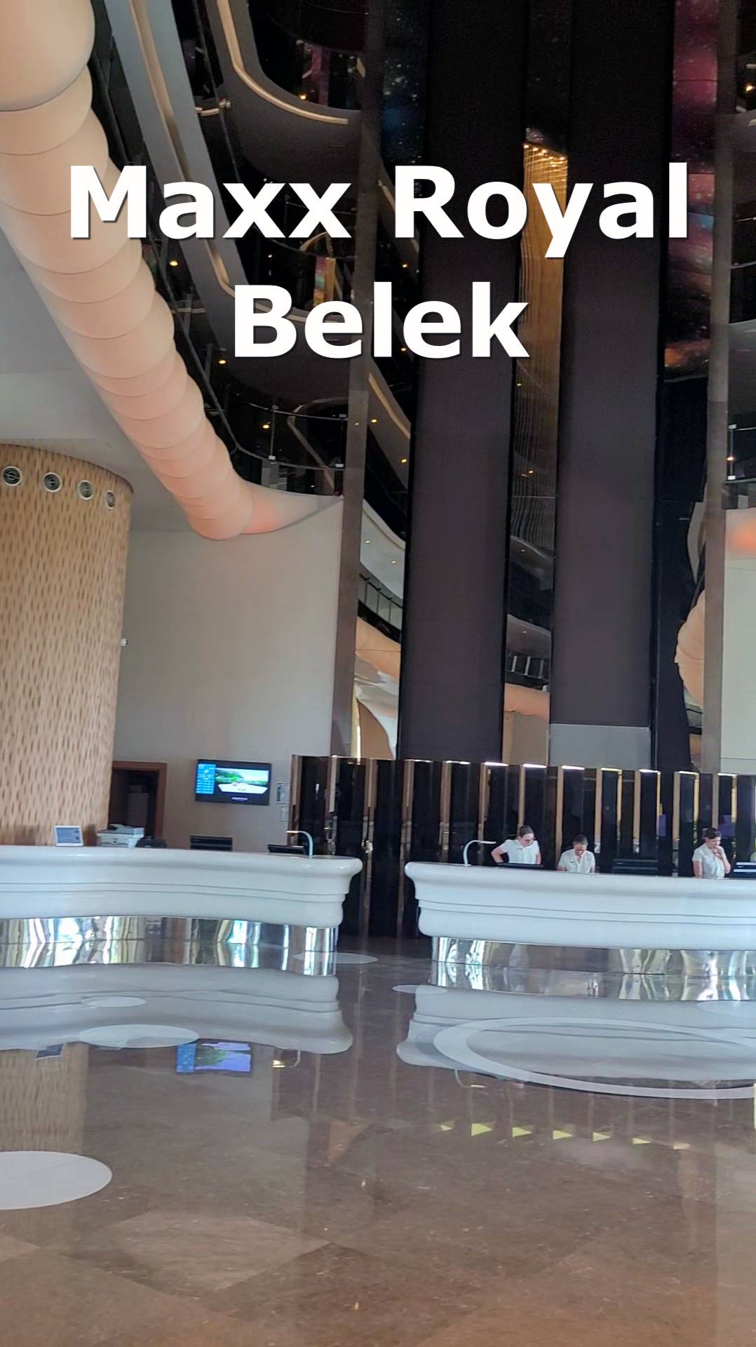 Maxx Royal Belek Golf Resort: Ресепшн и лобби смотреть онлайн