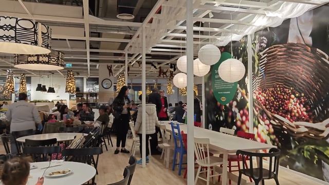 УЖИН С ДЕТЬМИ В ИКЕА! Как много людей приходит поесть н смотреть онлайн