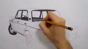 3D рисунок машина