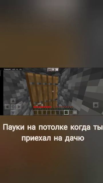 Пауки на потолке #жиза #minecraft #майнкрафт #топ #рек #реки # смотреть онлайн