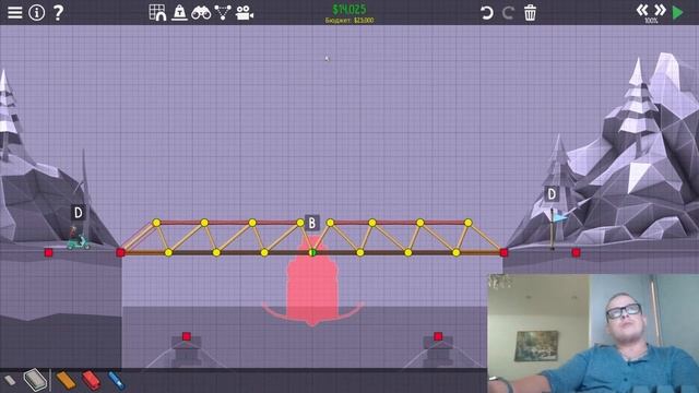 poly bridge 2 gameplay, как построить мост! смотреть онлайн
