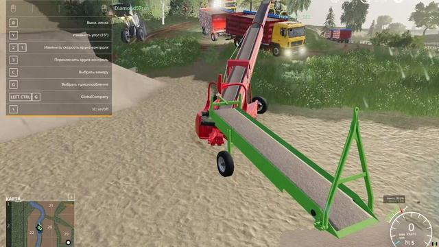 Fs19 возим песок на карте ягодное