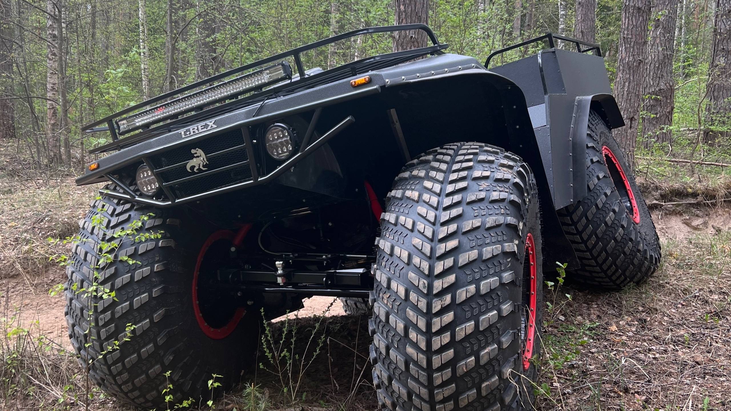 Обзор и обкатка квадроцикла T-REX Пикап ! смотреть онлайн