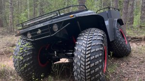 Обзор и обкатка квадроцикла T-REX Пикап !