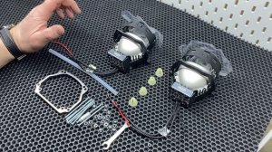 В фары ВАЗ 2112 Установил Bi led модули MTF DYNAMIC VISION 4300k