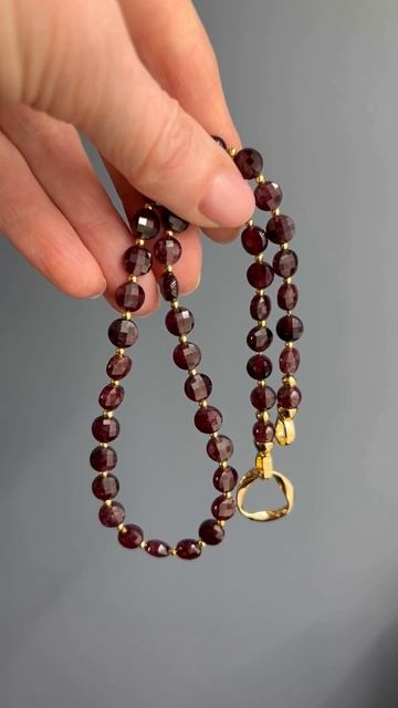 Украшения с ГРАНАТОМ #jewelry #украшения #шайдова #эксклюз смотреть онлайн