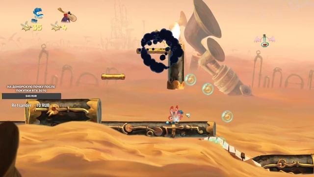 ЖЕСТКИЙ ТИМПЛЕЙ ДВУХ ДАМ ✪ Стрим Rayman Origins #1