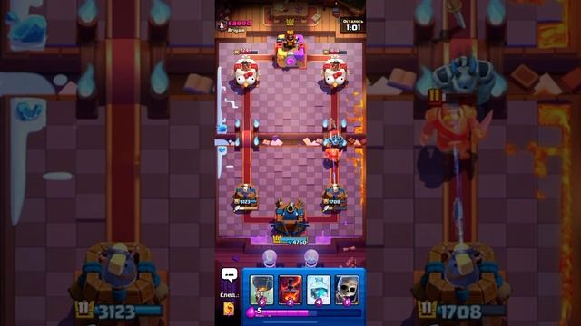 ИГРАЕМ С НОВОЙ КАРТОЙ БЕЗДНА И ЭВОЛЮЦИЕЙ МАГА #clashroyale #supercell смотреть онлайн