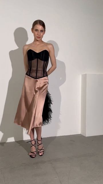 Корсет Ария - готовая выкройка прозрачного корсета. Юб