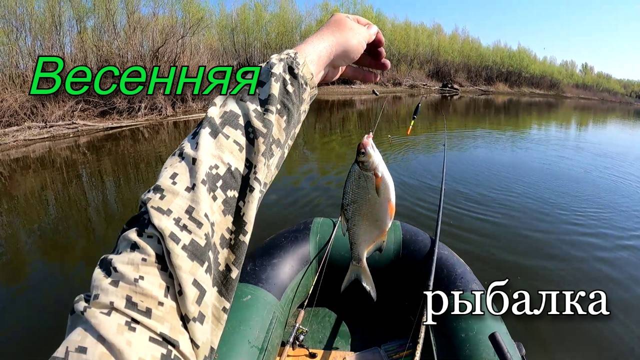 Весенняя рыбалка. Ловил ЩУКУ на спиннинг, а также отвел душу на поплавочную удочку. смотреть онлайн