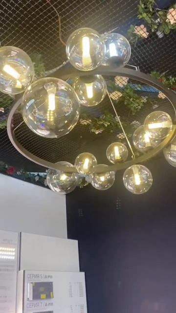 Потолочная люстра шары Ballons Black смотреть онлайн