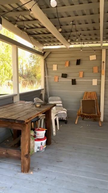 Беседка 6 на 4. Осень. Закрытие сезона #villagelife #diy #village #св смотреть онлайн