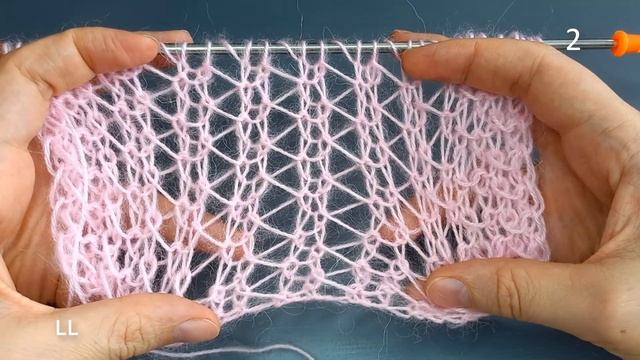 🔥ПОДБОРКА АЖУРНЫХ УЗОРОВ. 2 ажурных узора спицами смотреть онлайн