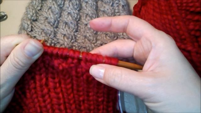 Модная шапка за вечер. Вяжем сами. Fashionable hat with knitting needles. смотреть онлайн