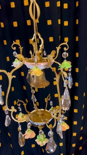 Старинная фарфоровая люстра на 1 лампу 20526 смотреть онлайн