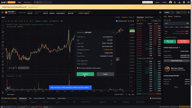 Bybit Руководство по демо трейдингу  100 БЕСПЛАТНО Бума?