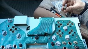 Замена ламп подсветки приборной панели