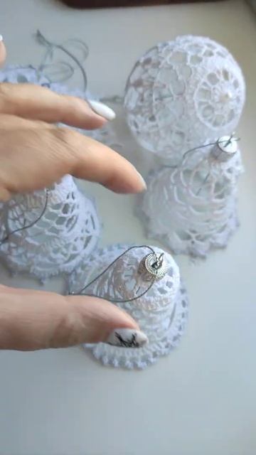 Колокольчики вязаные крючком