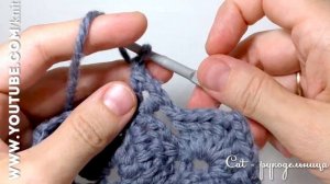 Ажурный узор крючком простой и красивый