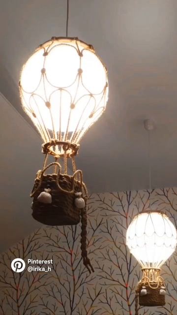 Светильник "Воздушный шар" #irika_home смотреть онлайн