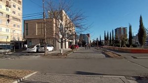Обзорная прогулка по Рустави 03.01.2025 (улица Ташкентская и проспект Жиули Шартава в Рустави)