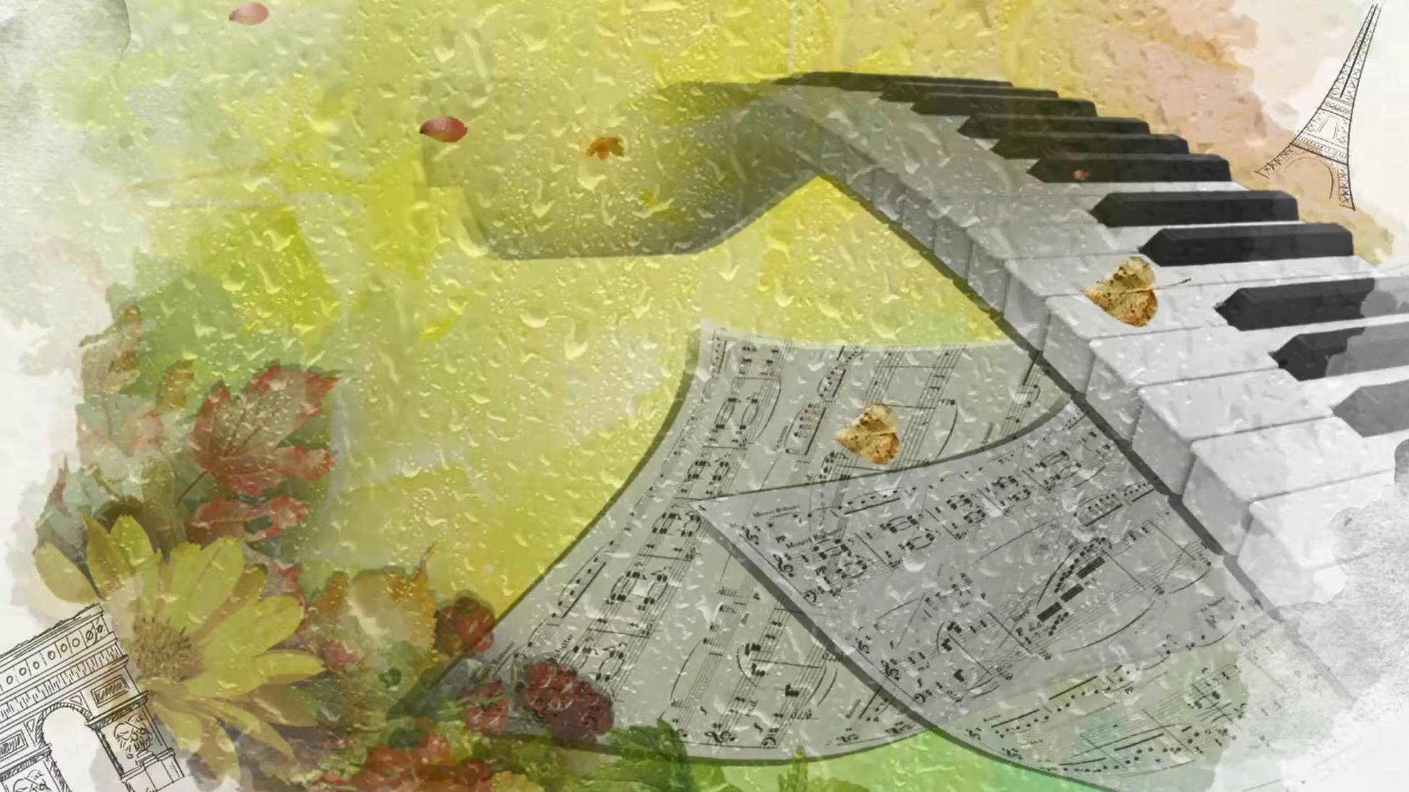 Красивая музыка, Скрипки и фортепиано