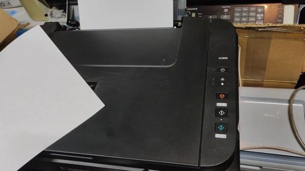 Canon (кенон) g 2400 - 3411 ошибка, светит оранжевый индикатор,