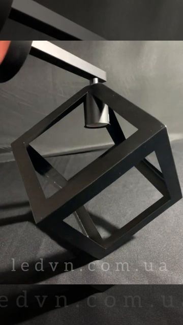 Бра куб LOFT  черный
