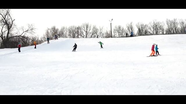 Четвертый день обучения на сноуборде