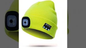 Шапка с фонариком и Bluetooth гарнитурой🔥